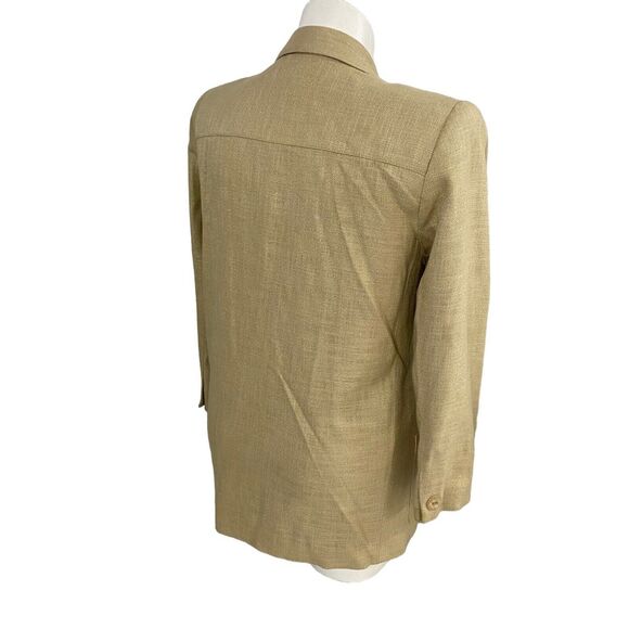 Nordstrom Blazer Womens Medium Tan Oversized Boxy Work Office Casual Jacket - Picture 3 of 15